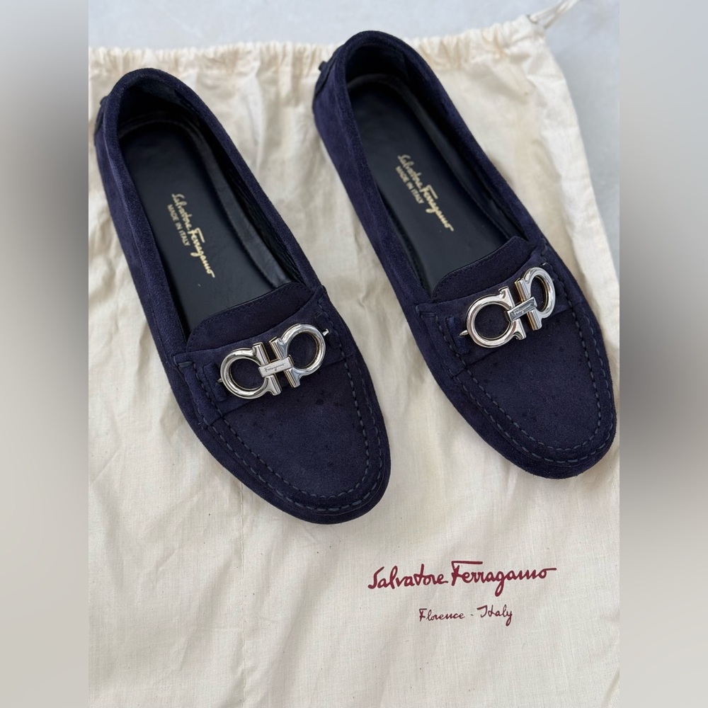 Salvatore Ferragamo Suede Loafers